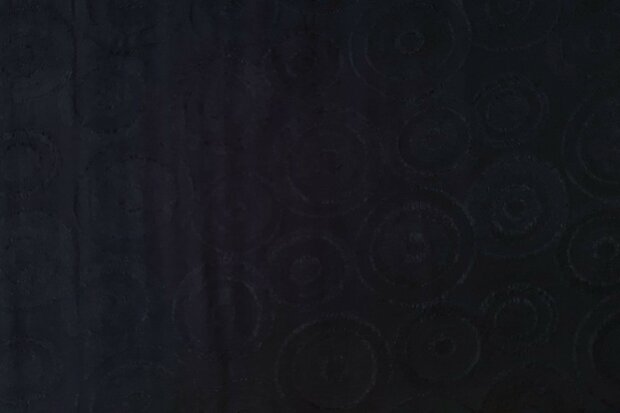 Viscose Satin Jacquard Black