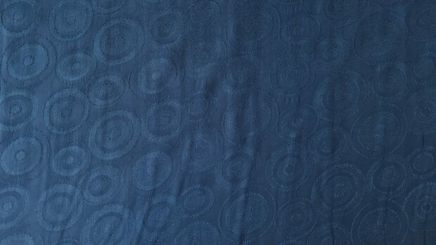 Viscose Satin Jacquard Petrol