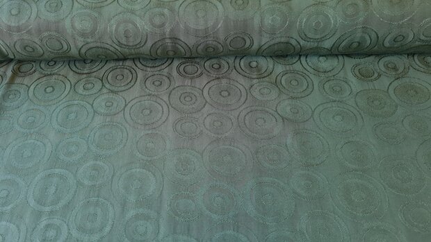 Viscose Satin Jacquard Khaki