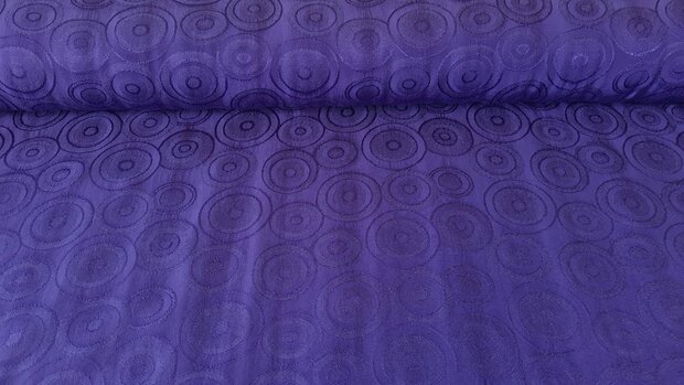 Viscose Satin Jacquard Purple