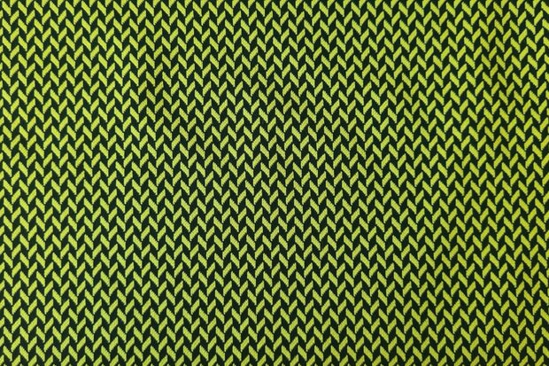 Punta Jacquard Zig Zag Lime