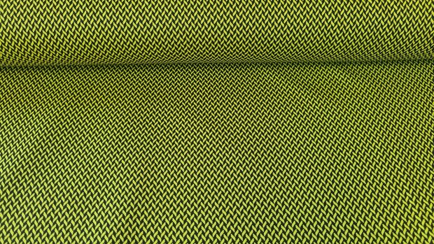 Punta Jacquard Zig Zag Lime