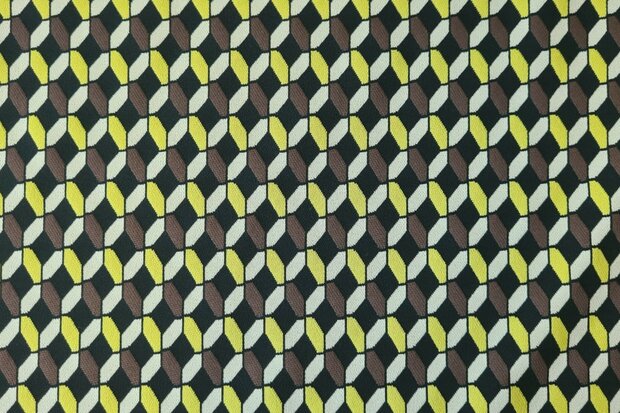 Punta Jacquard Abstract Lime