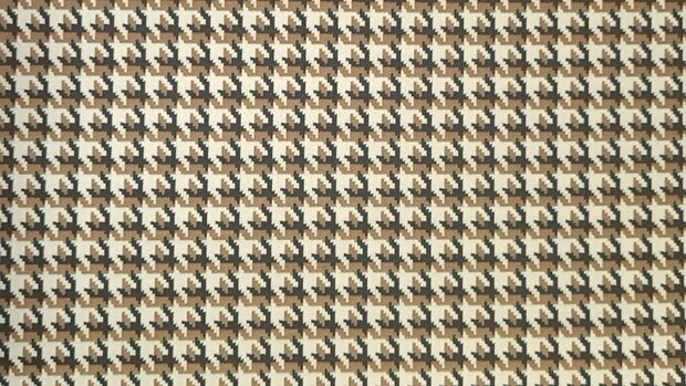 Punta Jacquard Grande Poule Beige