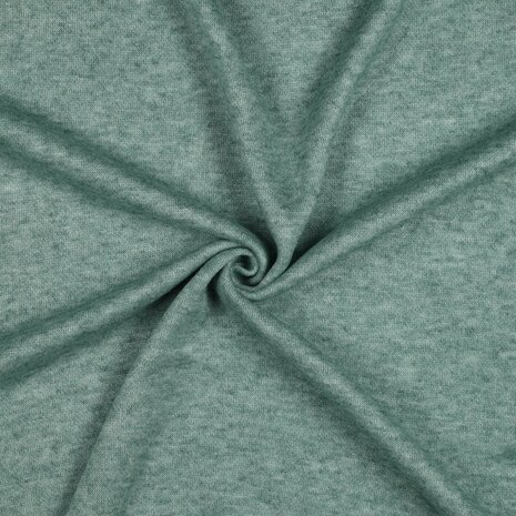 Heavy Knitted Viscose Mint Green Melange