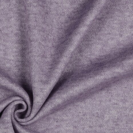 Heavy Knitted Viscose Lilac Melange