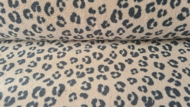 Teddy Sherpa Fleece Leopard