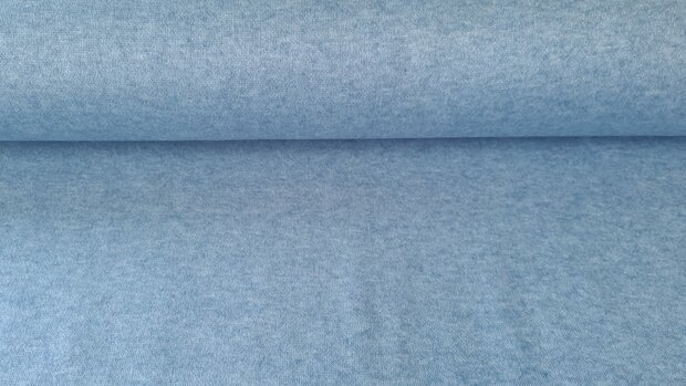 Heavy Knitted Viscose Blue Melange