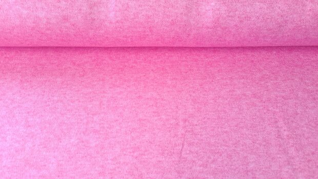 Heavy Knitted Viscose Pink Melange