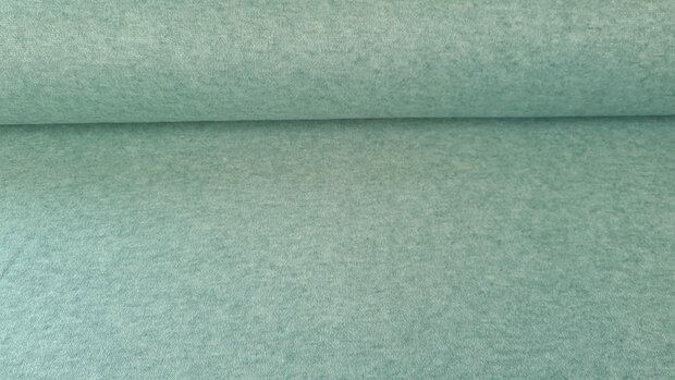 Heavy Knitted Viscose Mint Green Melange