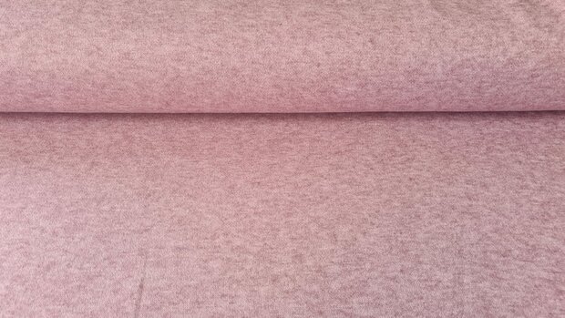 Heavy Knitted Viscose Mauve Melange