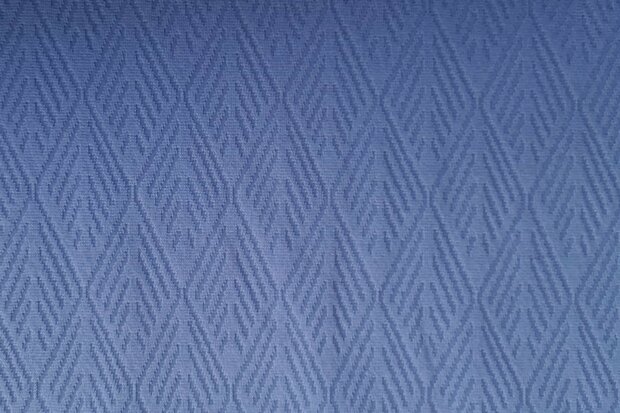 Knitted Cotton Jacquard Diamond Indigo