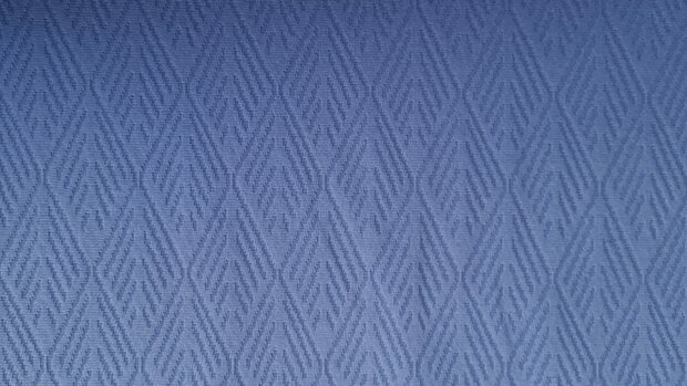 Knitted Cotton Jacquard Diamond Indigo