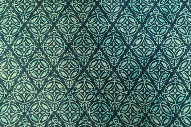 Cotton Ornament Batik Handmade Green