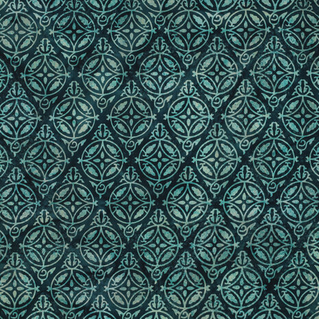 Cotton Ornament Batik Handmade Green