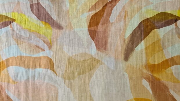Viscose Linnen Mix Cosmo Yellow