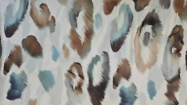 Viscose Stretch Leopard Beige