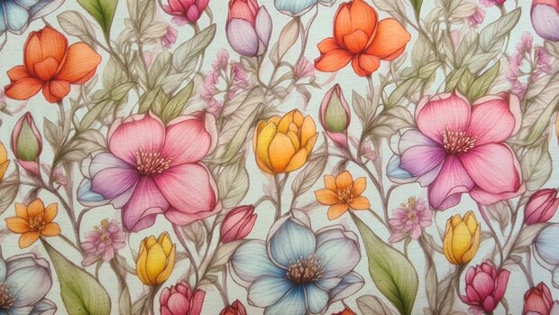 Viscose Linnen Garden Off White