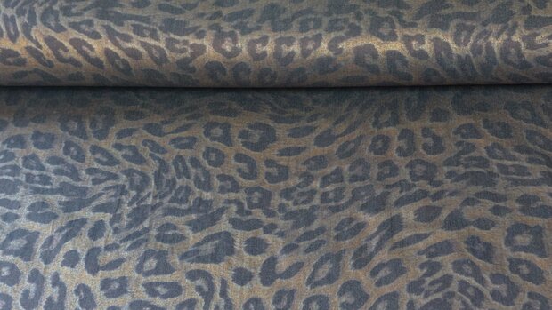 Jeans Animal Foil Gold