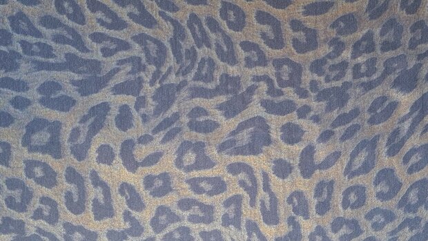Jeans Animal Foil Gold