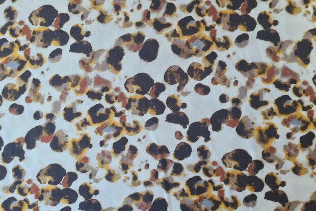 Viscose Spots Yellow