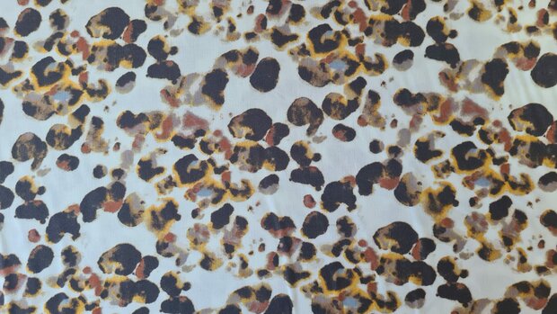 Viscose Spots Yellow