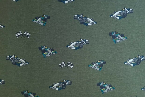 Cotton Jersey F1 Green