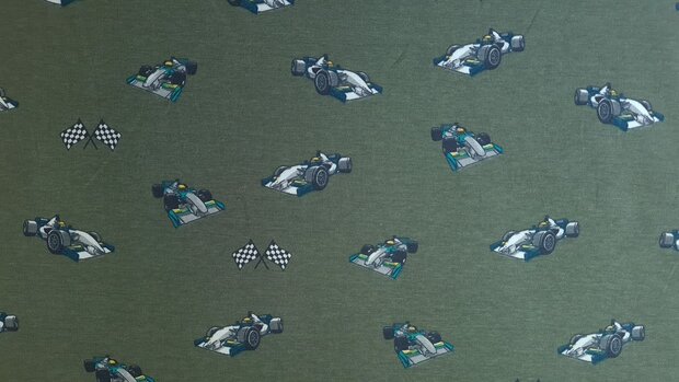 Cotton Jersey F1 Green