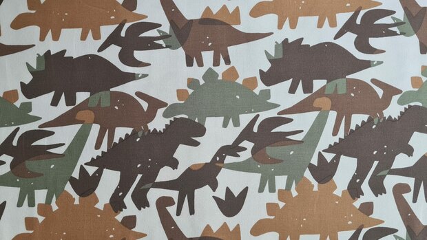 Cotton Jersey Dino Camou