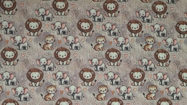 Mousseline Baby Wild Life Taupe