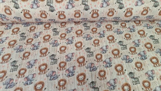 Mousseline Baby Wild Life Beige
