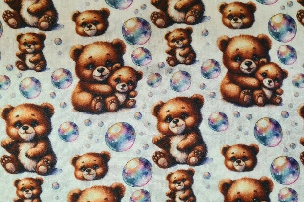 Mousseline Baby Bears & Bubbles
