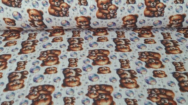 Mousseline Baby Bears & Bubbles