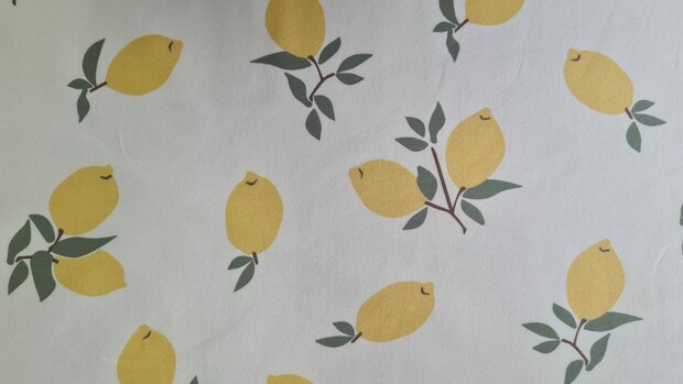 Cotton Jersey Lemons