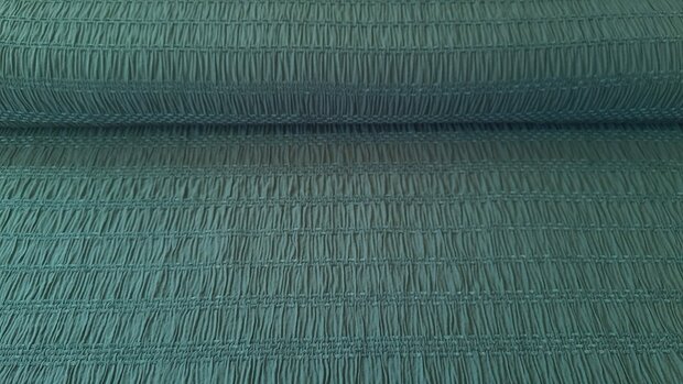 Viscose  Jacquard Smock Green