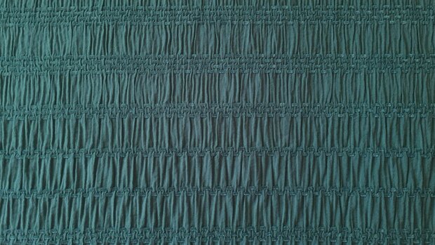 Viscose  Jacquard Smock Green