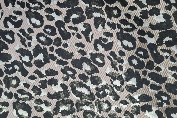Jacquard Leopard Beige
