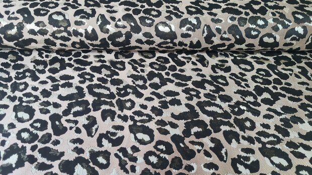 Jacquard Leopard Beige