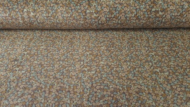 Stretch-Cord Milles-Fleurs Beige