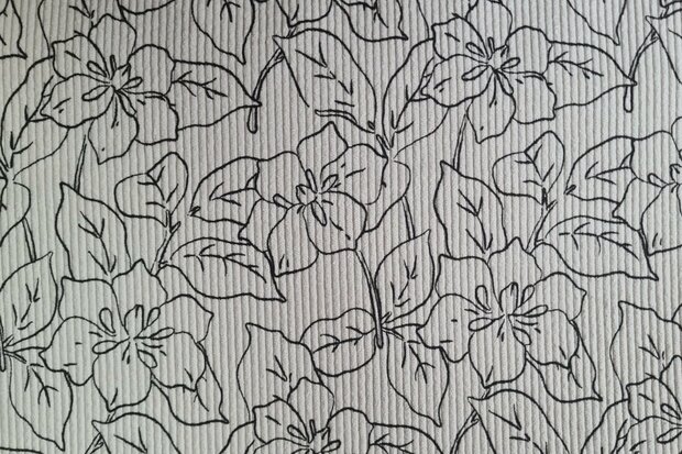 Stretch-Cord Flowers Off White