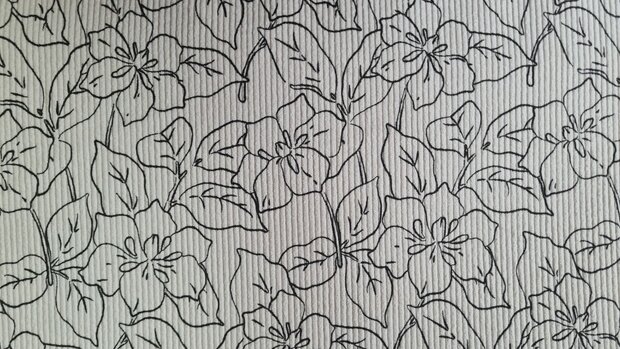 Stretch-Cord Flowers Off White
