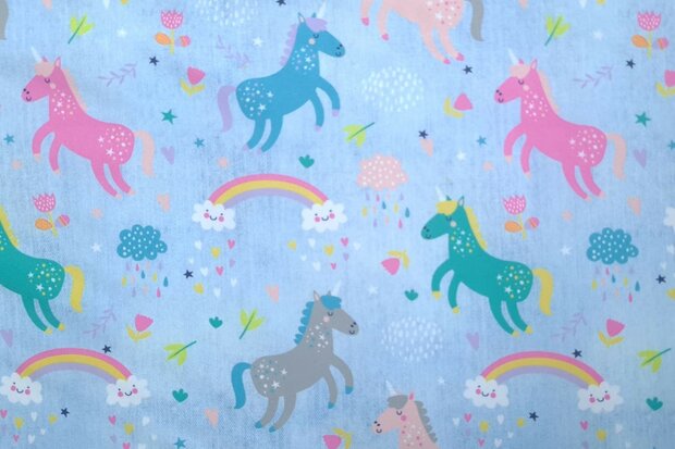 Soft Shell Digital Unicorn Blue