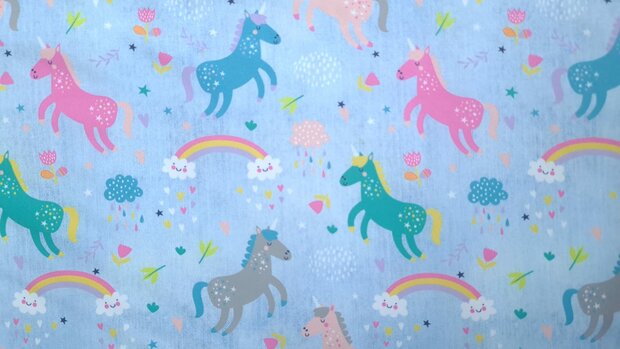 Soft Shell Digital Unicorn Blue
