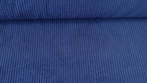 Washed Stretch-Cord Dark Kobalt