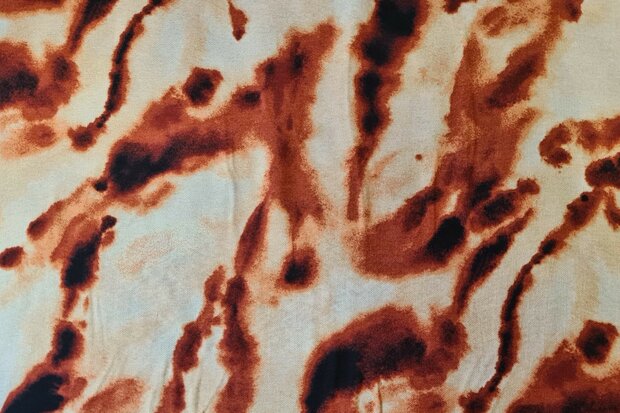 Viscose Crepe Blurry Brick