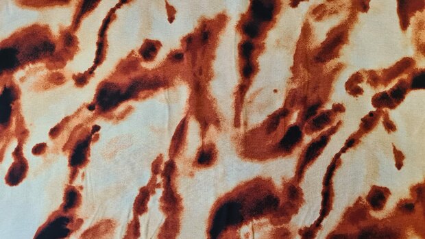 Viscose Crepe Blurry Brick