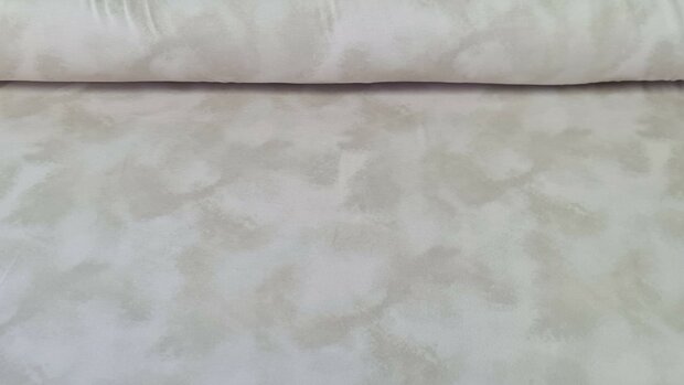 Cotton Jersey Batik Shapes Beige