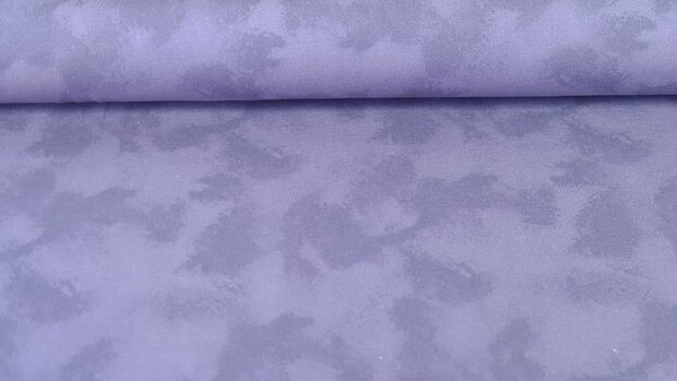 Cotton Jersey Batik Shapes Lilac
