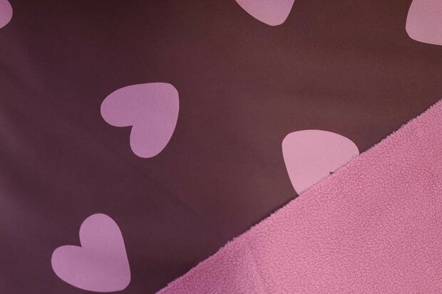 Soft Shell Hearts Bordeaux