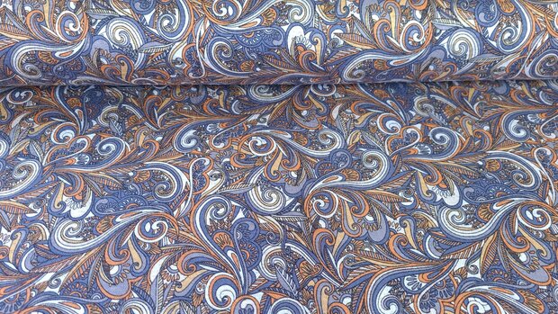 Punta Paisley Smokey Blue